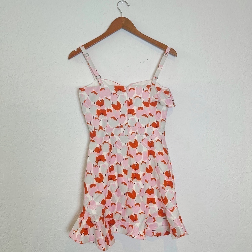 Black Halo Zalda Ruffled Floral Mini Dress - Picture 3 of 11